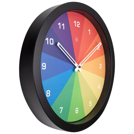 Kleurrijke lama wandklok voor kinderkamer