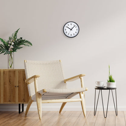 nXt Robust Wandklok - Stil en minimalistisch - 25,5 cm