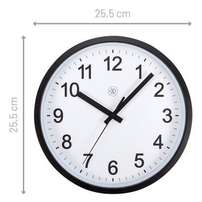 nXt Robust Wandklok - Stil en minimalistisch - 25,5 cm