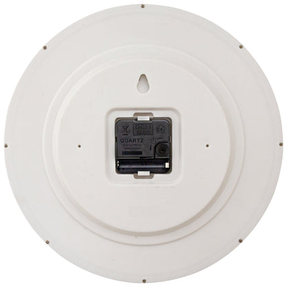 Wall clock 30cm - Silent - Plastic - "Easy Big"