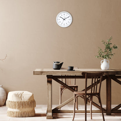 Wall clock 30cm - Silent - Plastic - "Easy Big"
