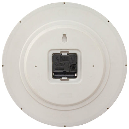 Wall clock 30cm - Silent - Plastic - "Easy Big"