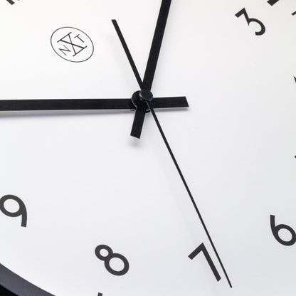 Wall clock 30cm - Silent - Plastic - "Easy Big"