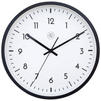 Wall clock 30cm - Silent - Plastic - "Easy Big"