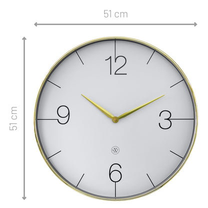 NeXtime Finesse Large - Elegante Wandklok - 51 cm