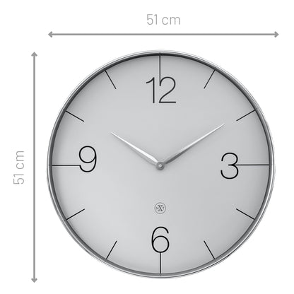 NeXtime Finesse Large - Elegante Wandklok - 51 cm