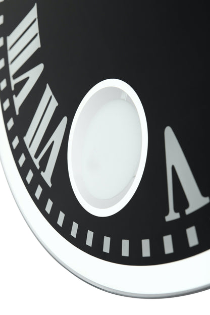 NeXtime Romana - Elegante wandklok met pendel - Glas & Metaal