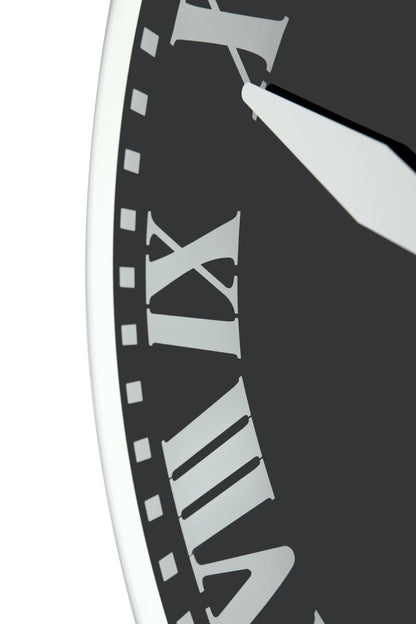 NeXtime Romana - Elegante wandklok met pendel - Glas & Metaal