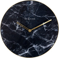 Comnox - NeXtime Marble - Elegante wandklok met marmerlook - 40 cm