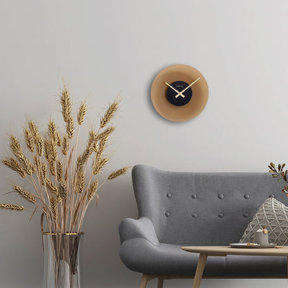NeXtime Float - Stille design wandklok - 40 cm Glas