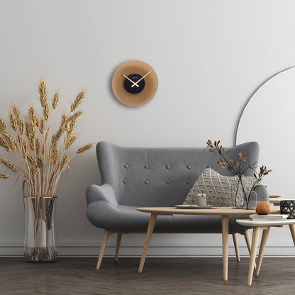 NeXtime Float - Stille design wandklok - 40 cm Glas
