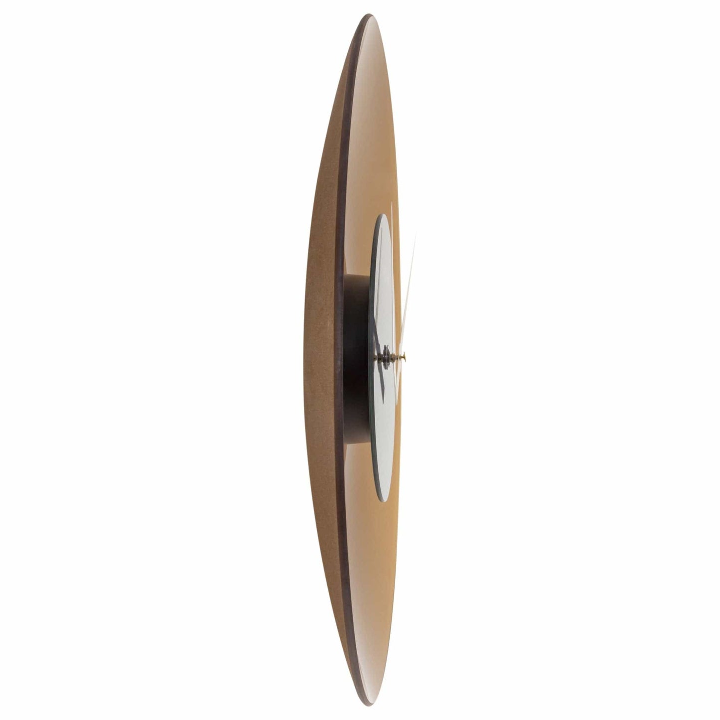 NeXtime Float - Stille design wandklok - 40 cm Glas