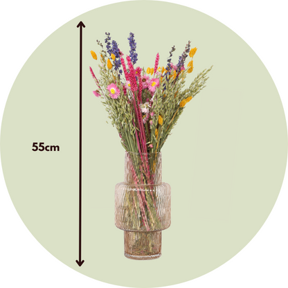 Boeket 'Trendy Vibrant' - Droogbloemen