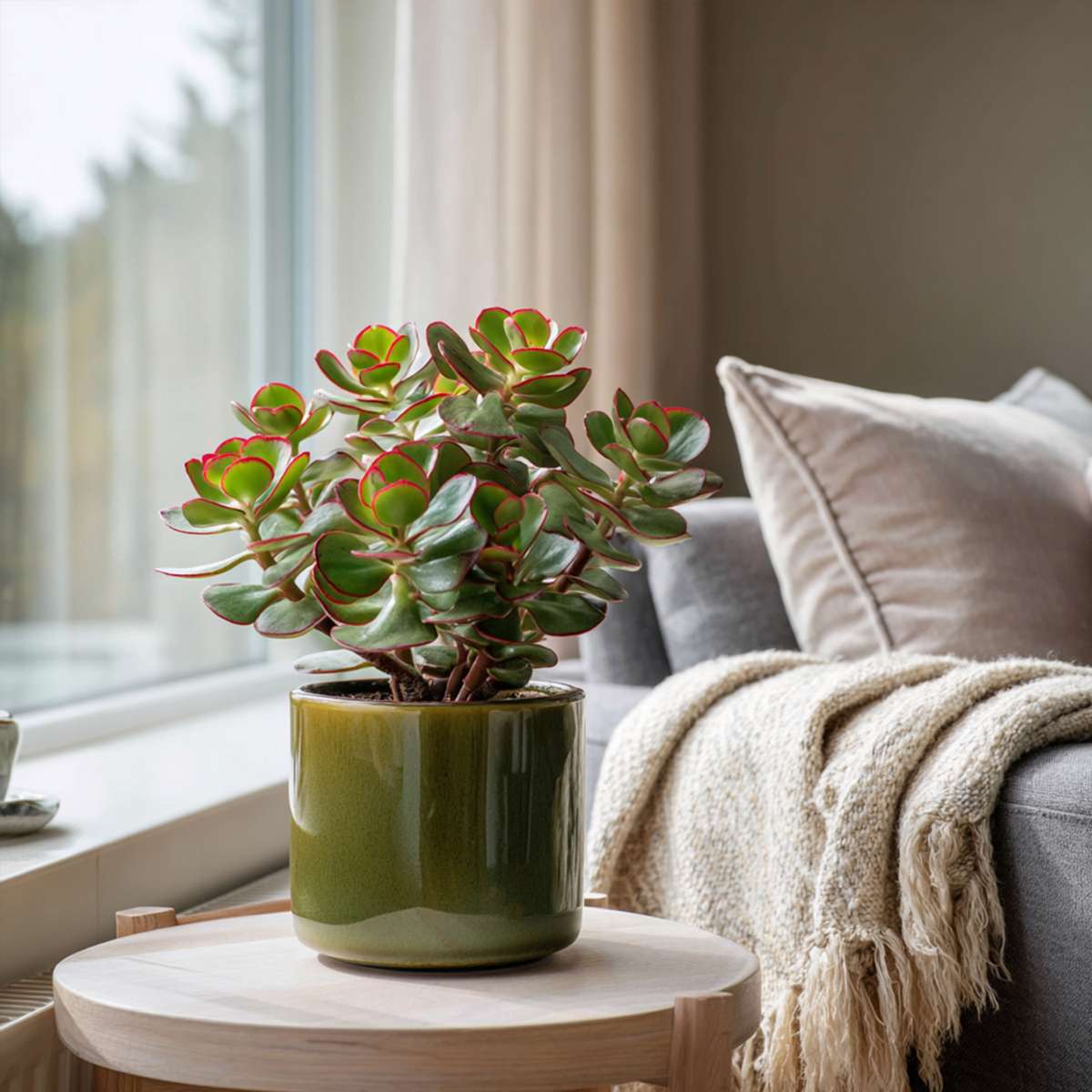 Crassula ovata 'Sunset' - Set van 2