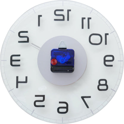 NeXtime Classy Round - Stijlvol en Stil - Glas & Metaal 30 cm