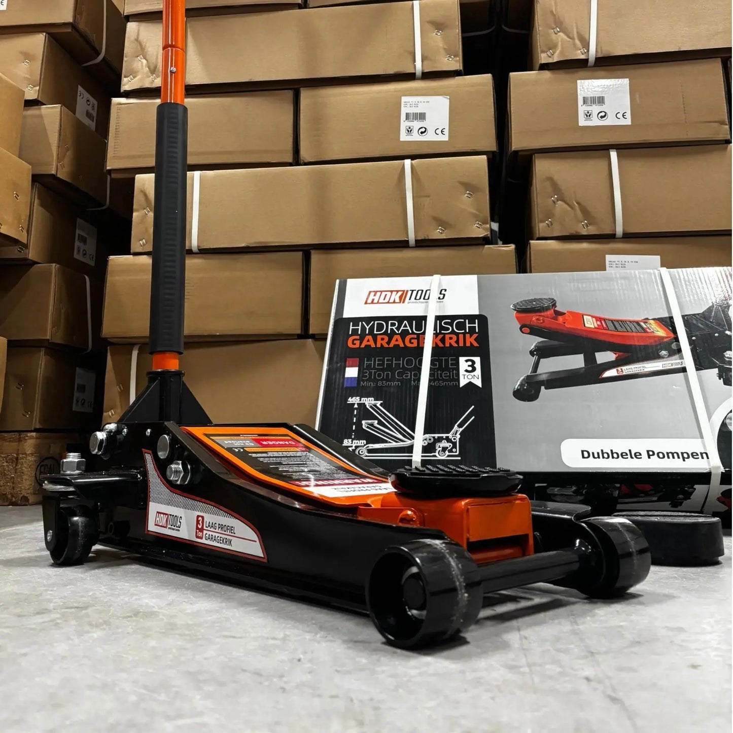 Comnox - Garagekrik 3 ton extra laag - Ideaal voor verlaagde auto's