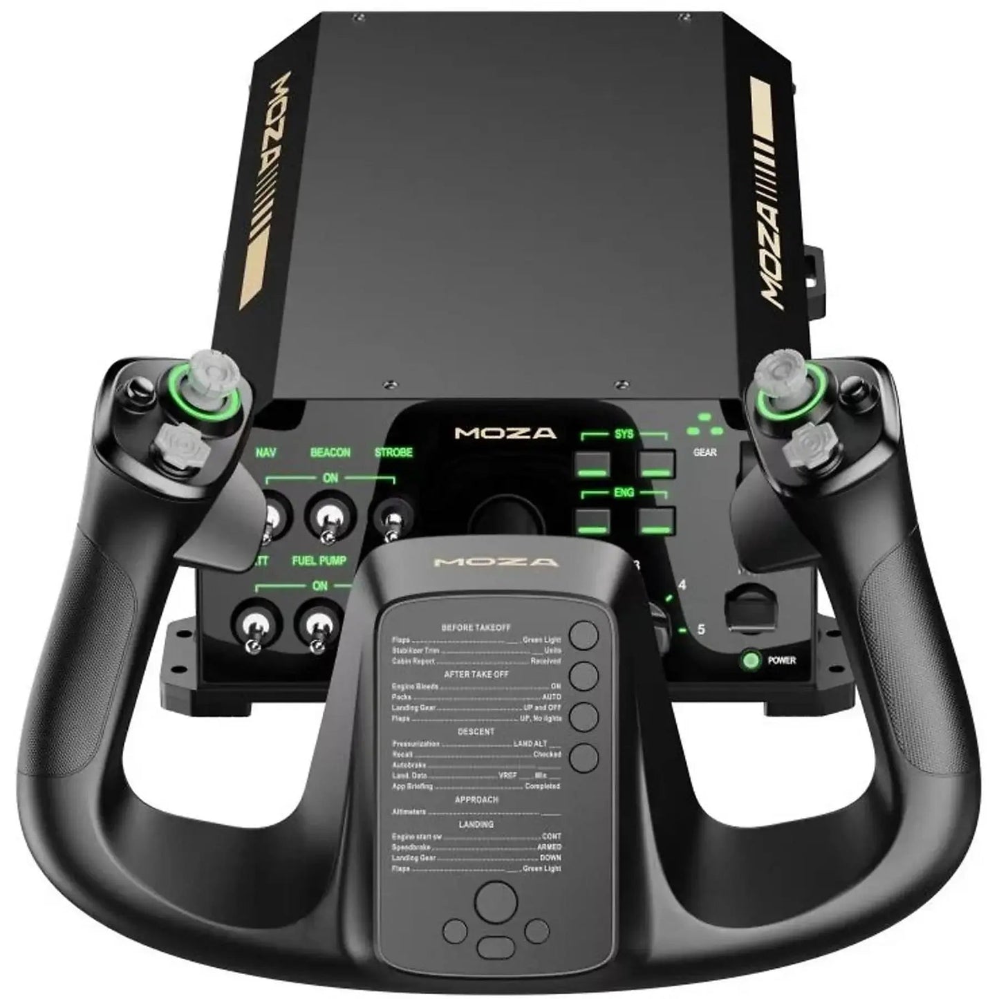 MOZA Racing MFY Yoke + AY210 Basis PC Flight control systeem