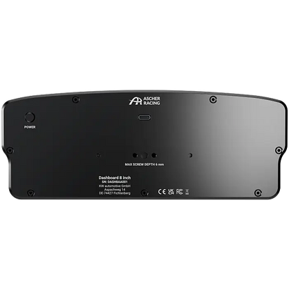 Ascher Racing 8" Dashboard