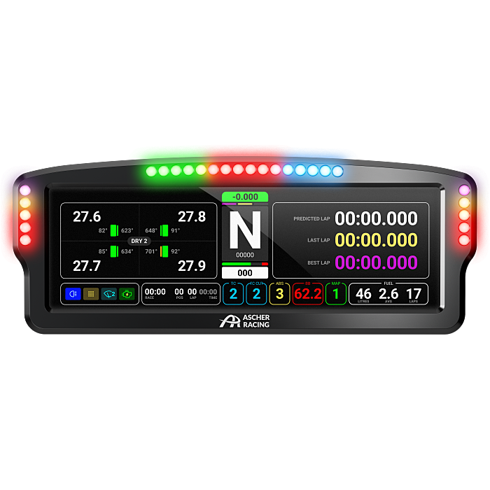 Ascher Racing 8" Dashboard