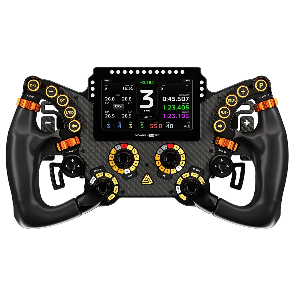 Bavarian Sim Tec x Simucube Delta PRO SC – Wireless Formula Sim Steering Wheel