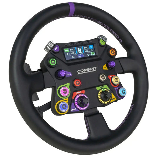 Conspit 310 Apex Wheel - Veelzijdig Sim Racing Stuur - 310 mm met Display