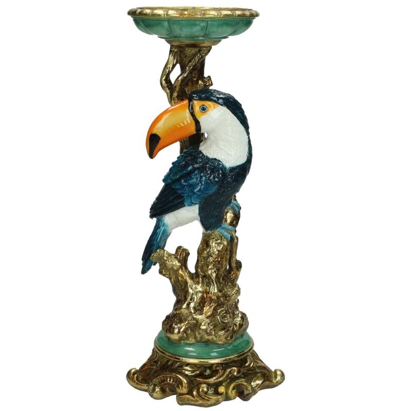 Candle Holder - Toucan Multicolor ↑ 30 cm