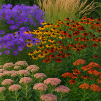Borderpakket 'Nazomer & Kleur' - 5m² - 50 planten