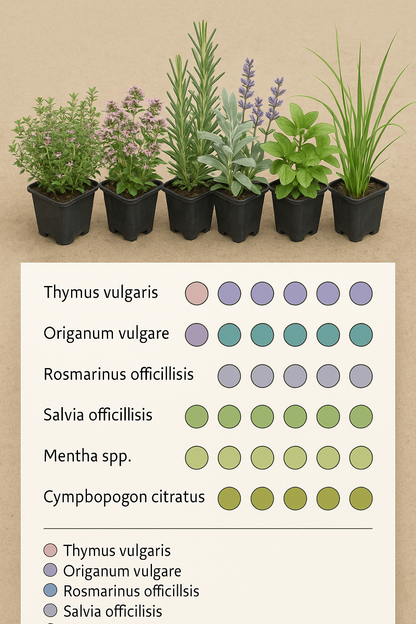 Borderpakket 'Kruidentuin' - 3m² - 30 planten