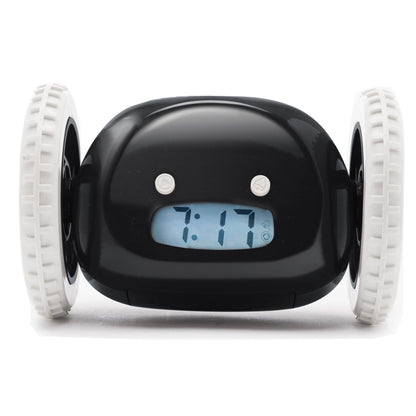 Comnox - Clocky Black - Actieve alarmklok op wielen - Zwart