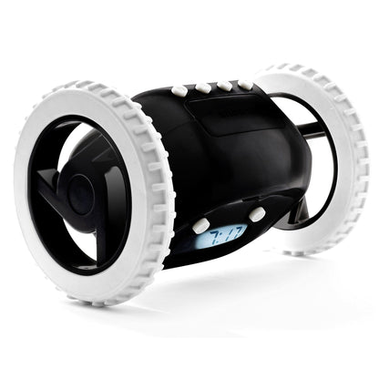 Comnox - Clocky Black - Actieve alarmklok op wielen - Zwart