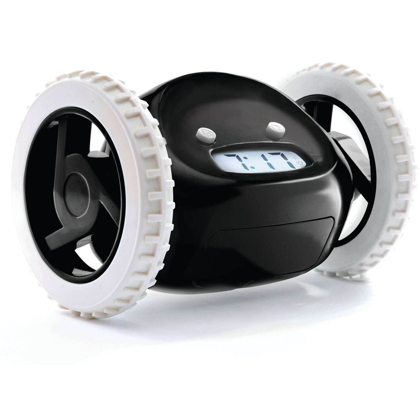 Comnox - Clocky Black - Actieve alarmklok op wielen - Zwart
