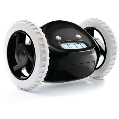 Comnox - Clocky Black - Actieve alarmklok op wielen - Zwart