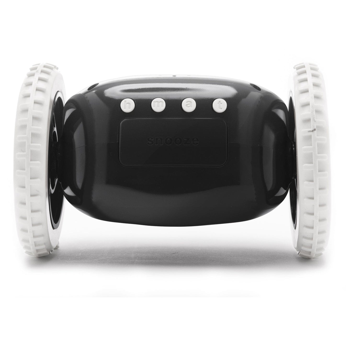 Comnox - Clocky Black - Actieve alarmklok op wielen - Zwart