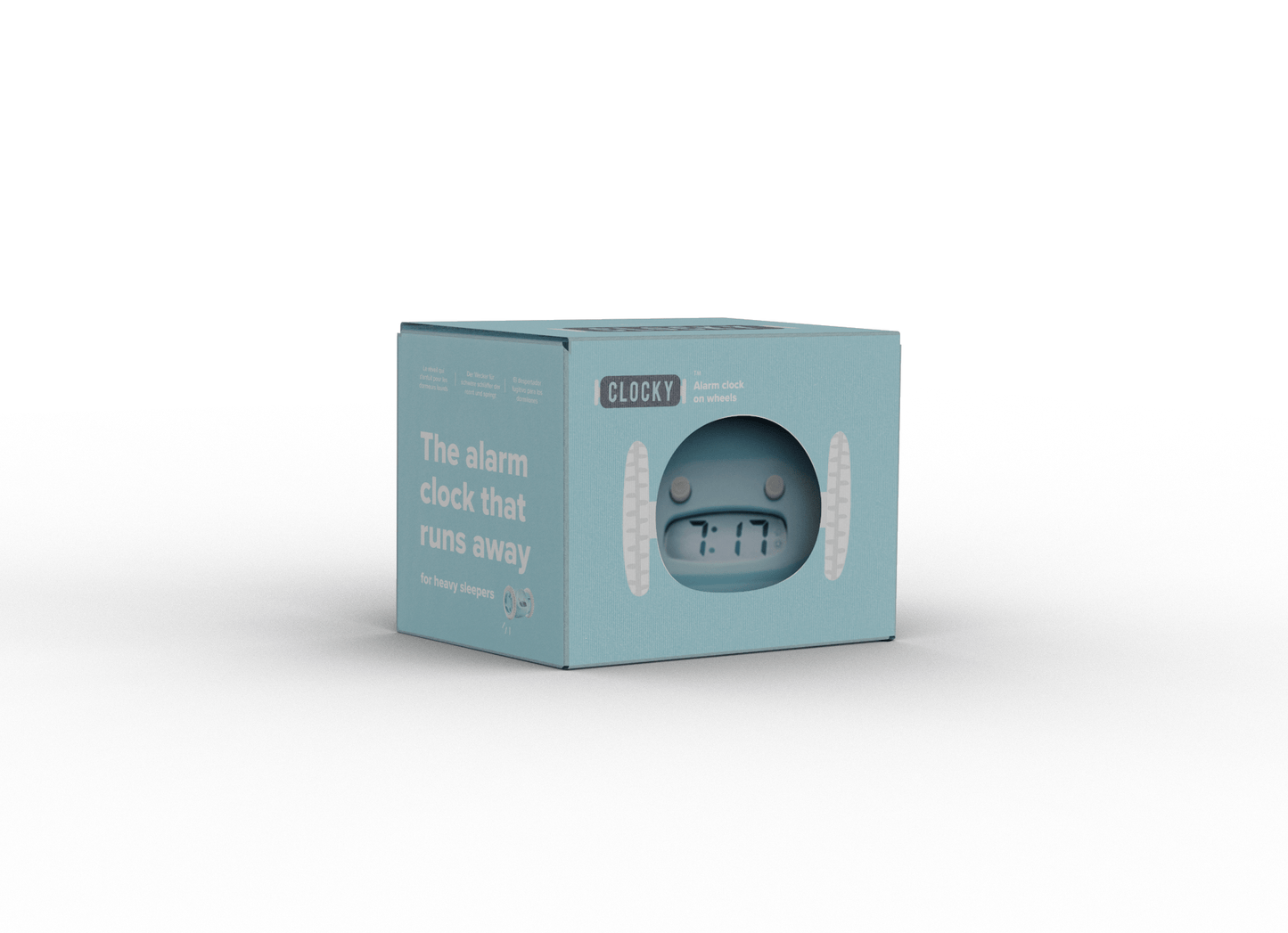 Comnox - Clocky Blue - Wekker die wegrolt - Alarmklok op wielen