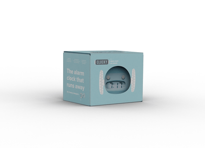 Comnox - Clocky Blue - Wekker die wegrolt - Alarmklok op wielen