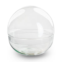 Terrarium bottle ‘Dome’ – Two-part round glass – Closed terrarium Ø 20 cm ↑ 20 cm