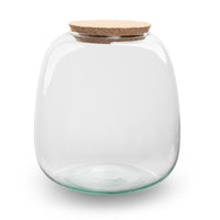 Terrarium bottle ‘Emma Mini’ with cork - Closed terrarium Ø 19 cm ↑ 20 cm