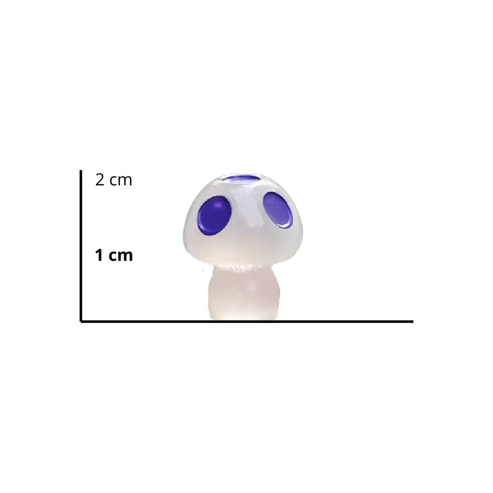 Glow in the dark - Mushrooms - Multi - ↑ 2 cm - 8 pcs