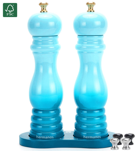 Houten pepermolen en zoutmolen hermanos met FSC-certificaat