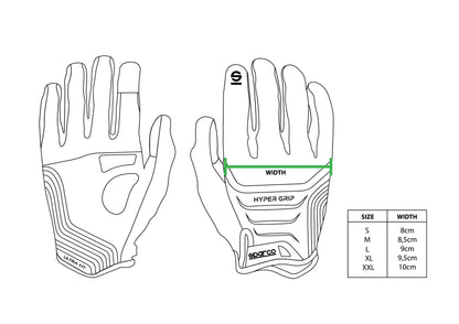 Sparco Hypergrip Gloves – Sim Racing & Gaming Gloves