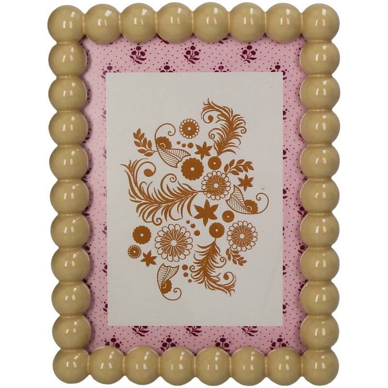Photo Frame Polyresin – Beige