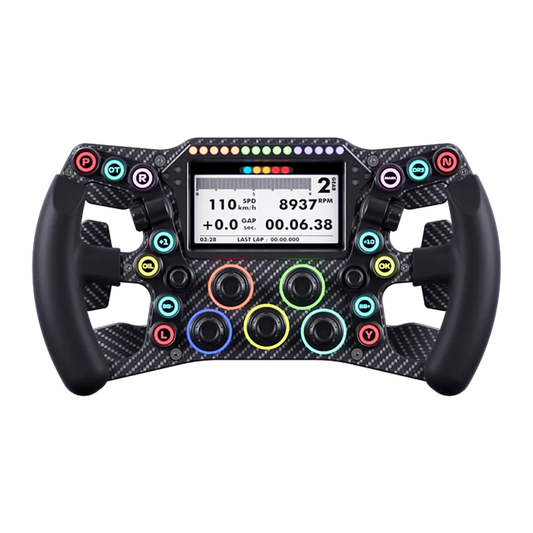 Comnox - Leoxz XGT Ultimate Steering Wheel - High-end Carbon Fiber Sim Racing Stuur