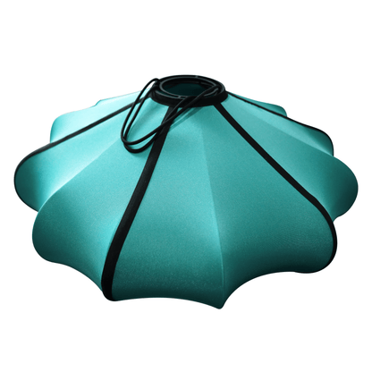 Comnox - Lumi Lamp Shade 60cm - Comfort & Elegant Sfeer - Draagbaar & Duurzaam - 60 cm Ø - Cream / Turquoise / Yellow