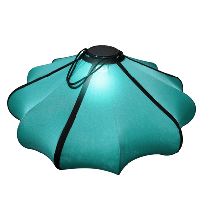 Comnox - Lumi Lamp Shade 60cm - Comfort & Elegant Sfeer - Draagbaar & Duurzaam - 60 cm Ø - Cream / Turquoise / Yellow