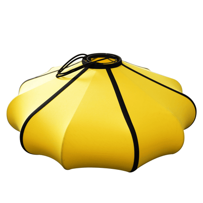 Comnox - Lumi Lamp Shade 60cm - Comfort & Elegant Sfeer - Draagbaar & Duurzaam - 60 cm Ø - Cream / Turquoise / Yellow