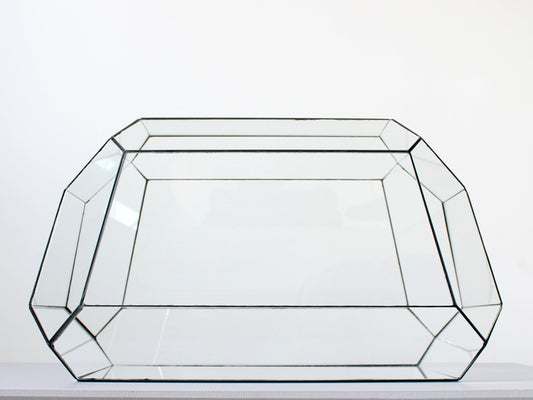 Geometric Terrarium - Nexus - Vivarium - ↑ 41,5 x 21x 23,5 cm (LxWxH) - Glass