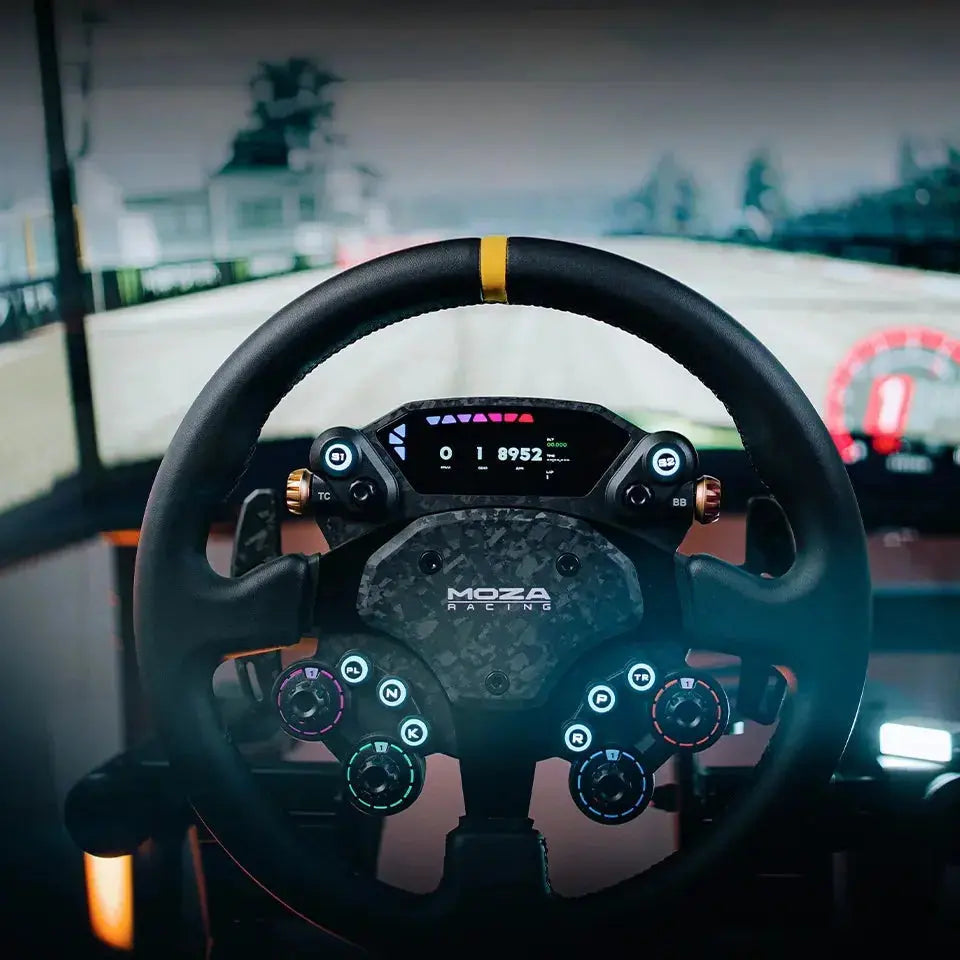Moza Racing CS Pro Steering Wheel - Professionele Controle - 325mm GT-stijl