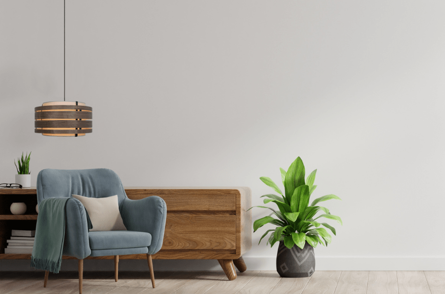 Kleurrijke wandklok met lama’s en cactus patroon