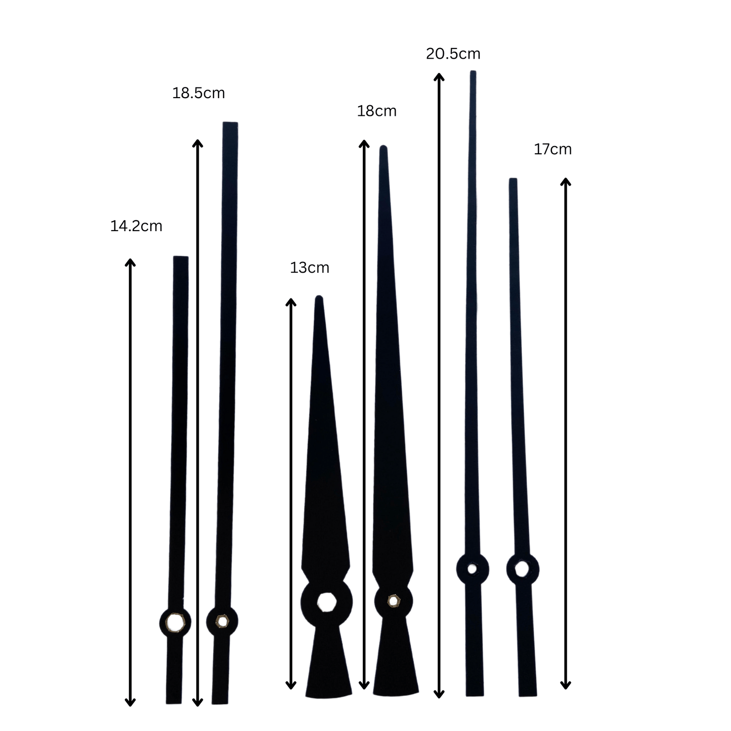 NeXtime klokmotor met wijzerset – stille beweging – 16 mm