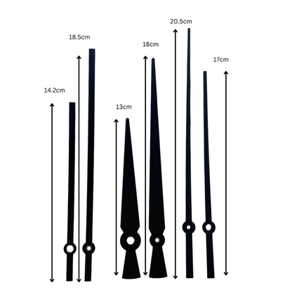 NeXtime klokmotor met wijzerset – stille beweging – 16 mm